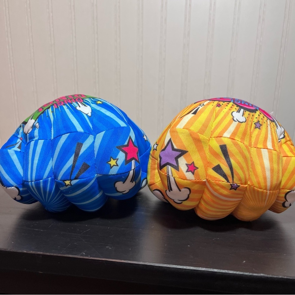 Dave & Buster’s Power Fists Plush Kid’s Boxing Gloves Set - Comic Pop Art - Picture 11 of 15